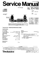 Technics - SLEH-750 - Service manual 